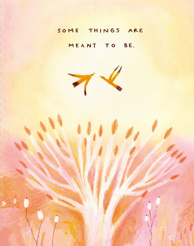 Love Muchly Greeting Cards: Wedding - Some things are meant to be (Pack of 6)