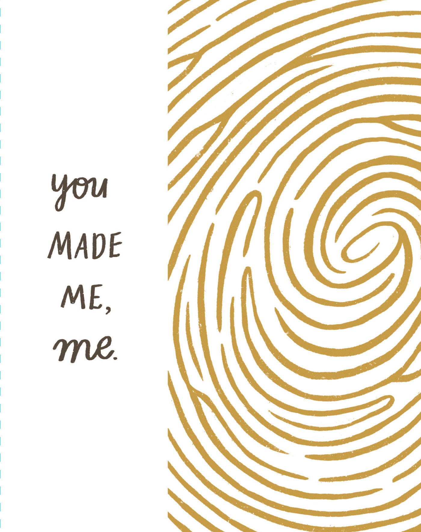 Love Muchly Greeting Cards: Father's Day - You made me, me. (Pack of 6)