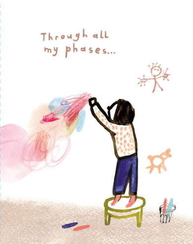 Love Muchly Greeting Cards: Father's Day - Through all my phases... (Pack of 6)