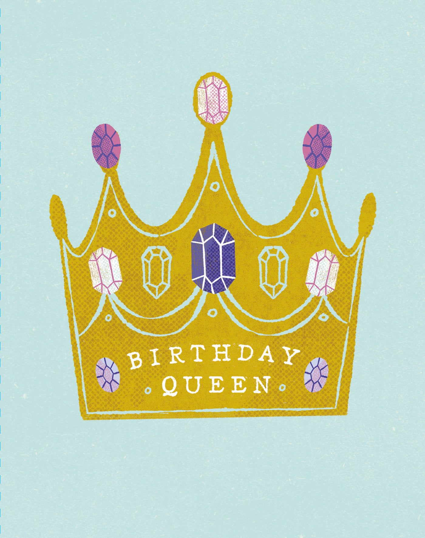 Love Muchly Greeting Cards: Birthday - Birthday queen (Pack of 6)