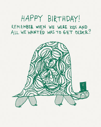 Humor Us Greeting Cards: Birthday - Happy Birthday! Remember when we were kids (Pack of 6)