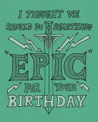 Humor Us Greeting Cards: Birthday - I thought we should do (Pack of 6)