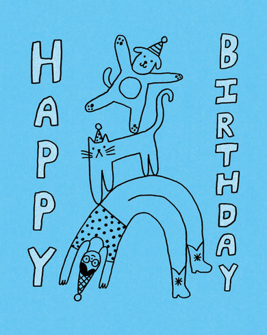 Humor Us Greeting Cards: Birthday - Happy Birthday (Pulling a muscle) (Pack of 6)