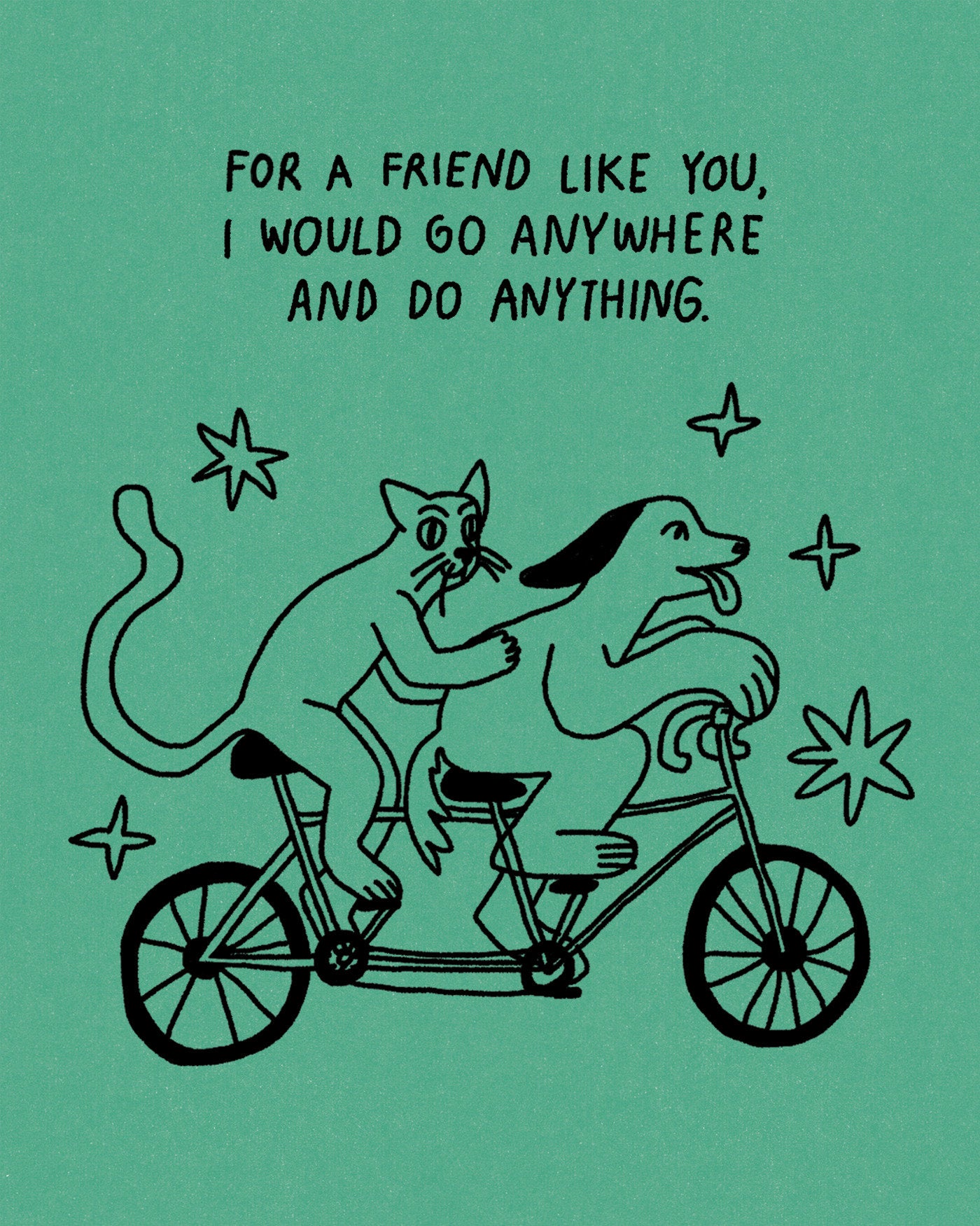 Humor Us Greeting Cards: Friendship - For a friend like you, I would (Pack of 6)