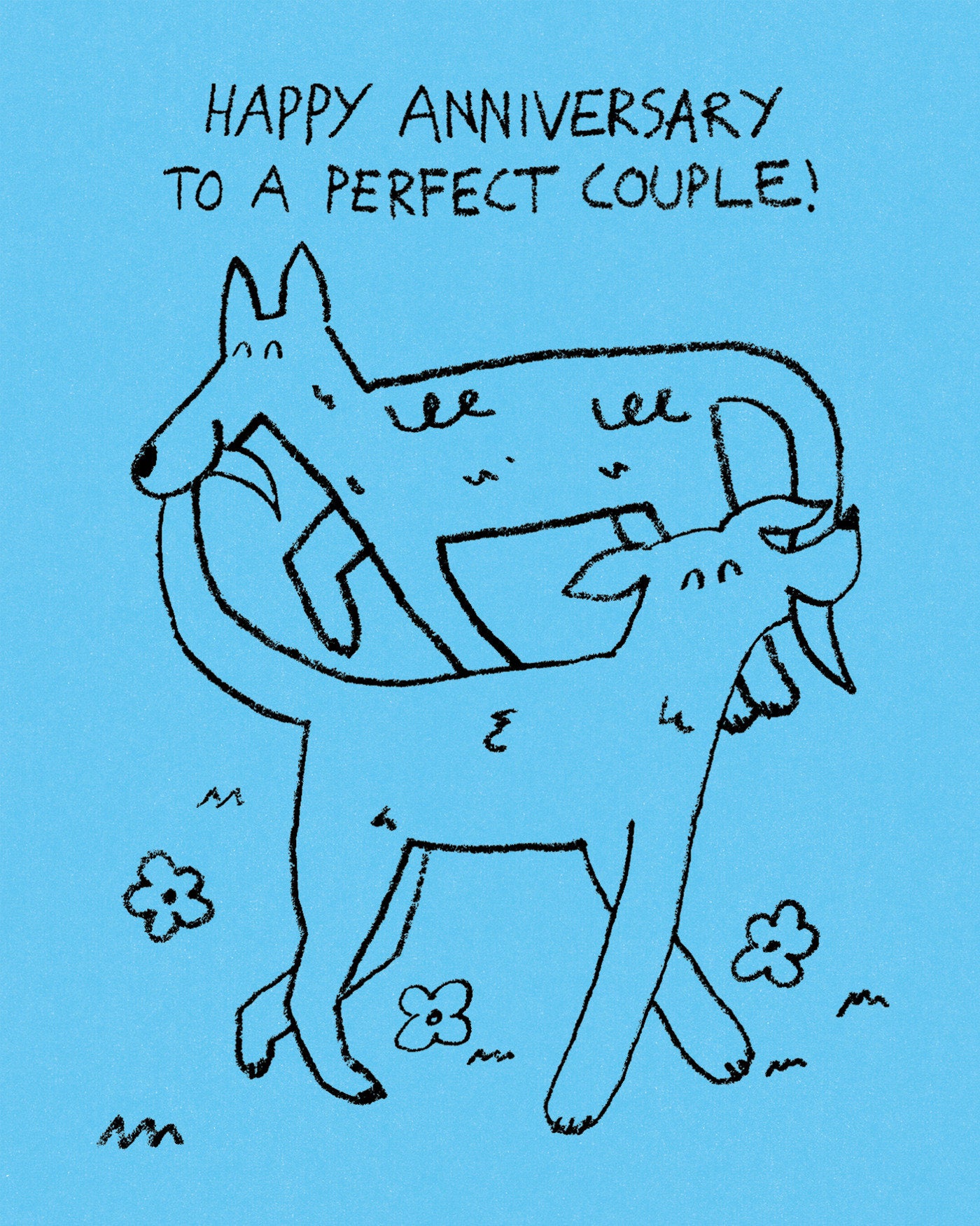 Humor Us Greeting Cards: Anniversary - Happy Anniversary to a perfect couple! (Pack of 6)