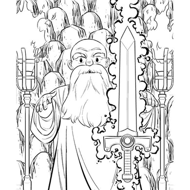 Cutscenes: A Video Game Coloring Book inside page 3