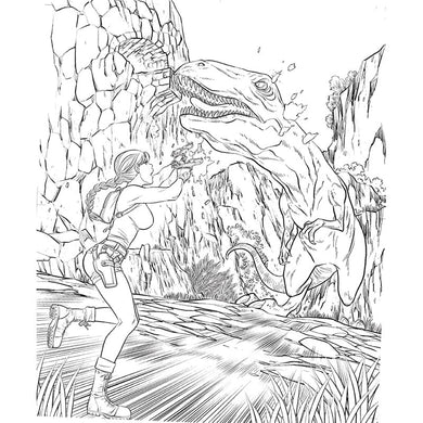 Cutscenes: A Video Game Coloring Book inside page 5