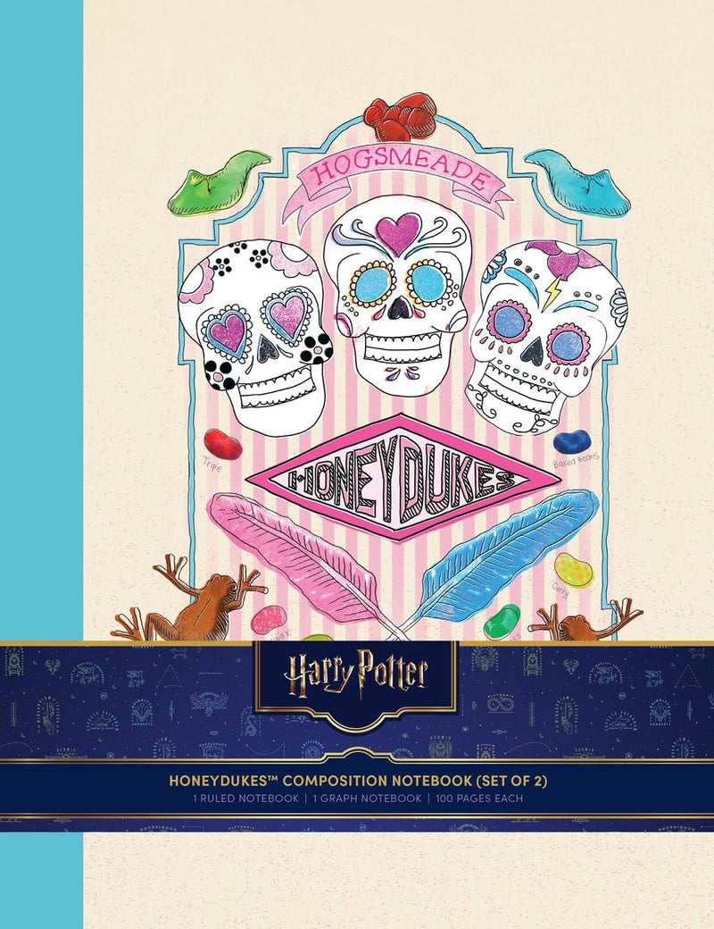 Harry Potter: Honeydukes Composition Notebook Set (Set of 2)-Society/ culture/ social sciences-買書書 BuyBookBook