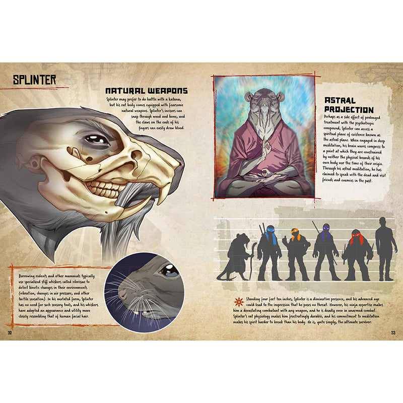 Teenage Mutant Ninja Turtles: Anatomy of a Mutant inside page 6