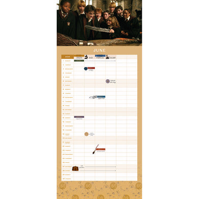 2026 Harry Potter: Hogwarts Family Wall Planner inside page 1