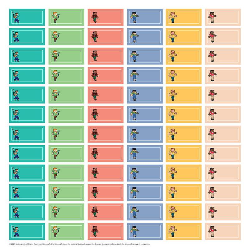 2026 Minecraft Family Wall Planner inside page 4