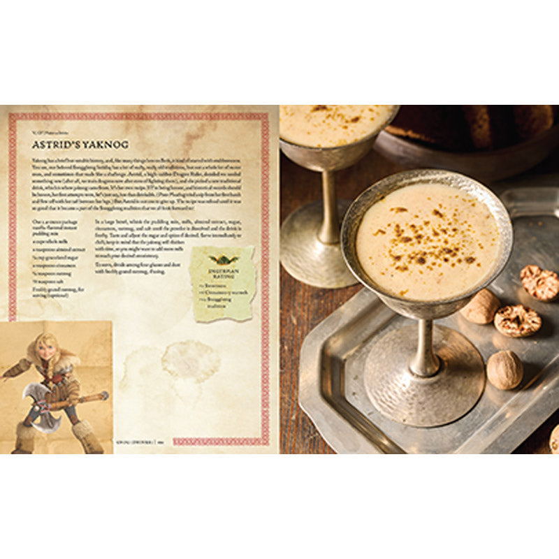 DreamWorks Dragons: Recipes from the Isle of Berk [Official Cookbook] inside page 8