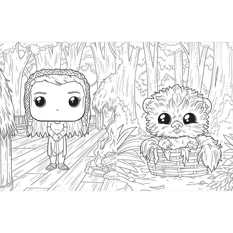 Star Wars: The Official Funko POP! Coloring Book inside page 3
