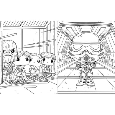 Star Wars: The Official Funko POP! Coloring Book inside page 4