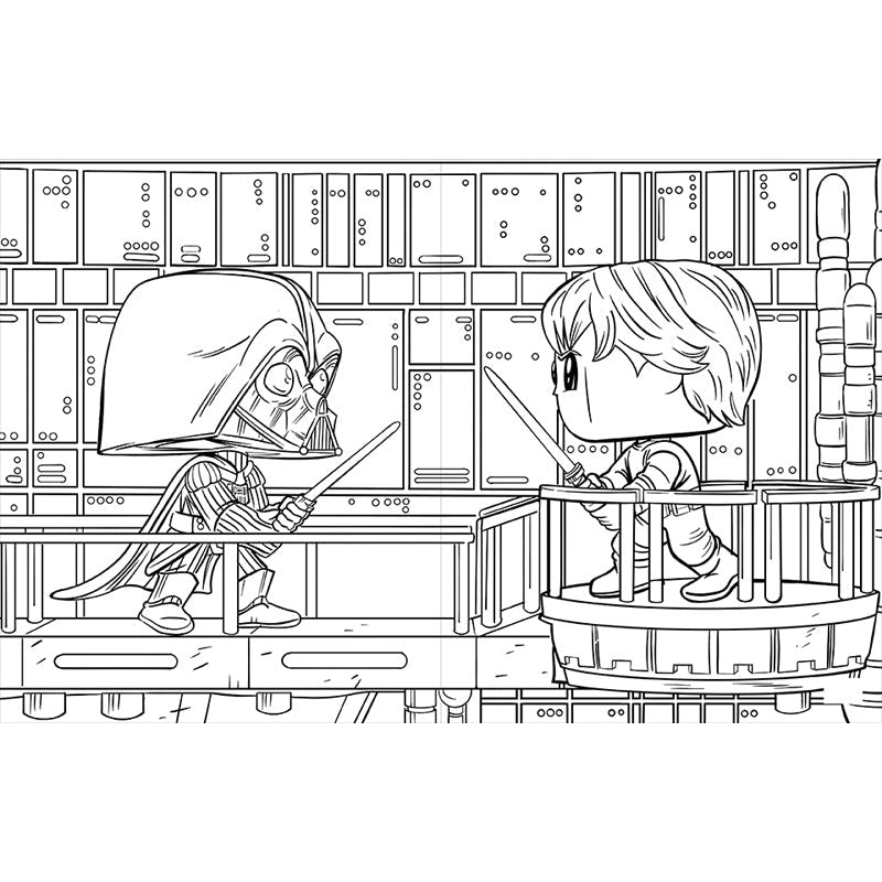 Star Wars: The Official Funko POP! Coloring Book inside page 8