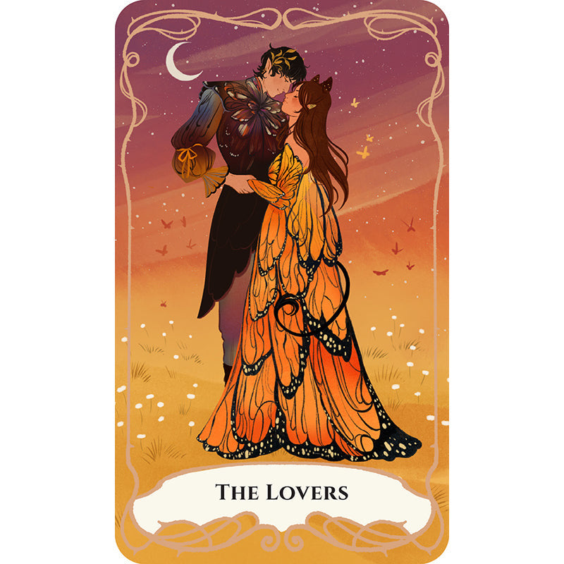 Wings and Crowns: The Romantasy Tarot Deck and Guidebook inside page 2