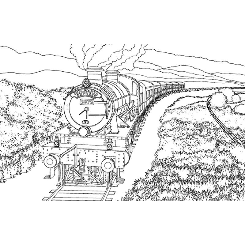 Harry Potter Mini Coloring Set inside page 4