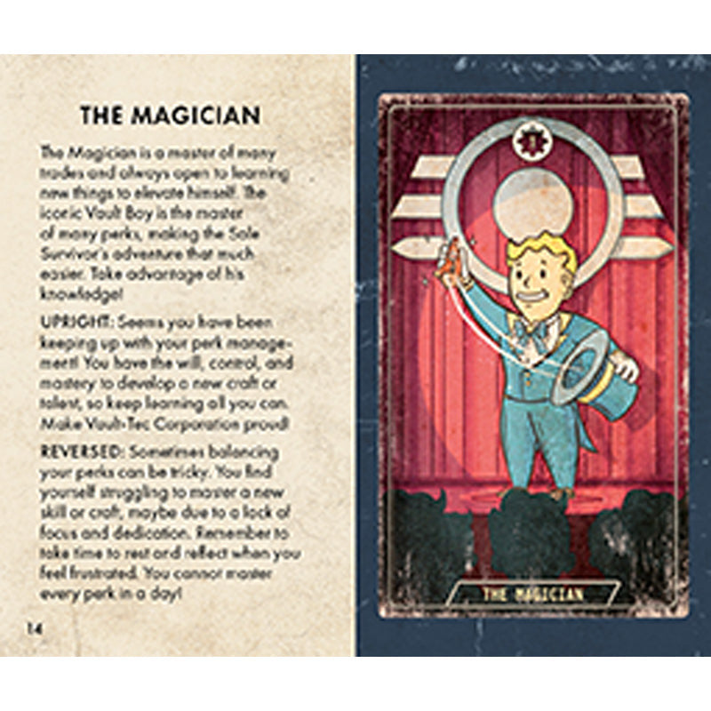 Fallout: The Official Tiny Tarot Deck and Guidebook inside page 2