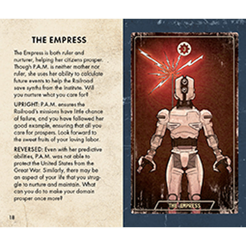 Fallout: The Official Tiny Tarot Deck and Guidebook inside page 4