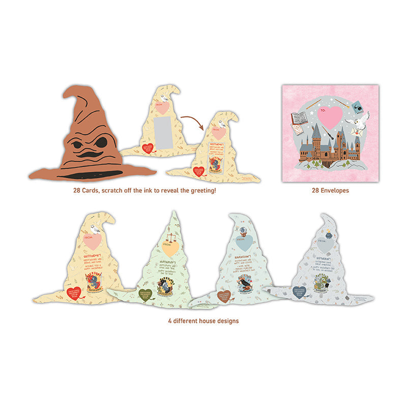 Harry Potter: Sorting Hat Scratch-Off Valentines inside page 1