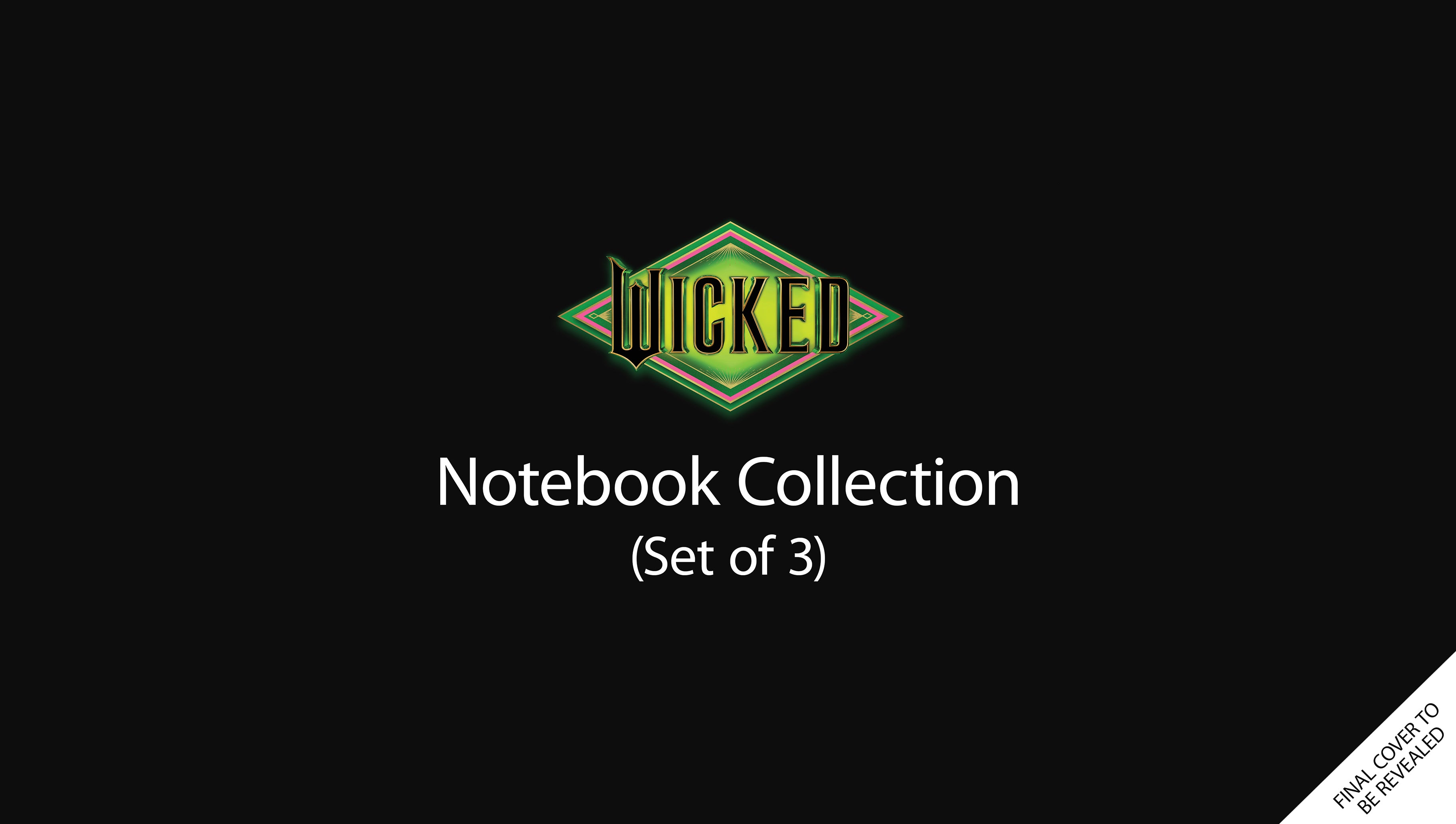 Wicked: Notebook Collection (Set of 3)
