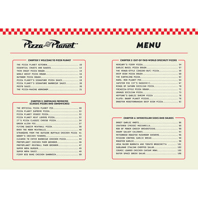 Pizza Planet Cookbook inside page 1