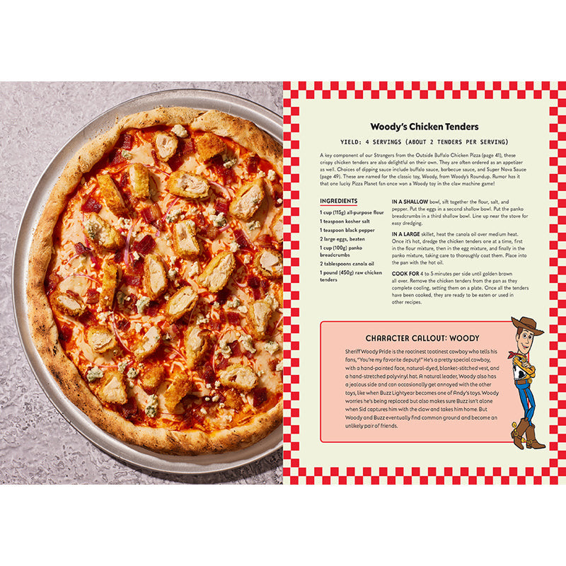 Pizza Planet Cookbook inside page 2