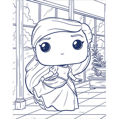 Disney Princess: The Official Funko POP! Coloring Book inside page 1