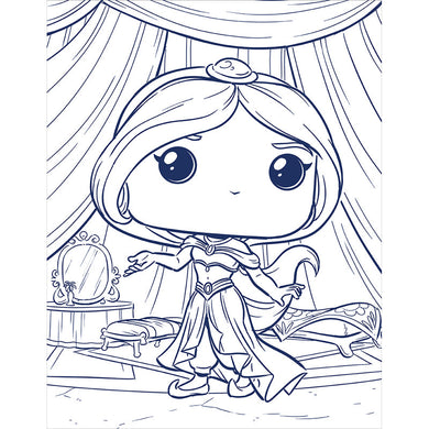 Disney Princess: The Official Funko POP! Coloring Book inside page 4