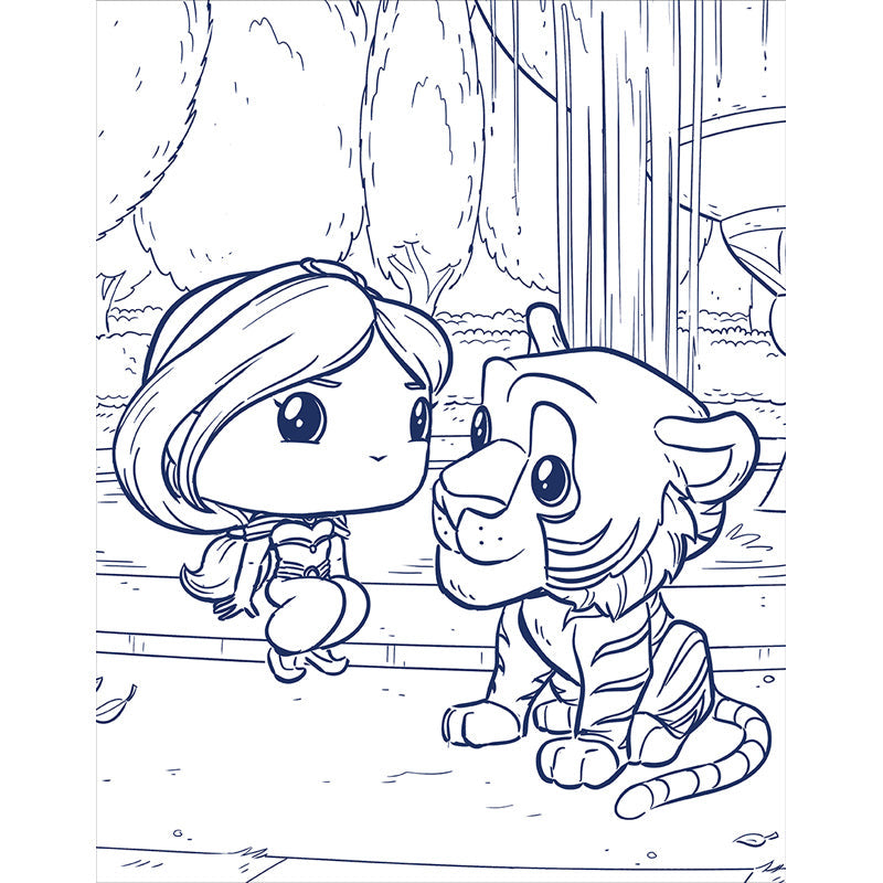 Disney Princess: The Official Funko POP! Coloring Book inside page 5