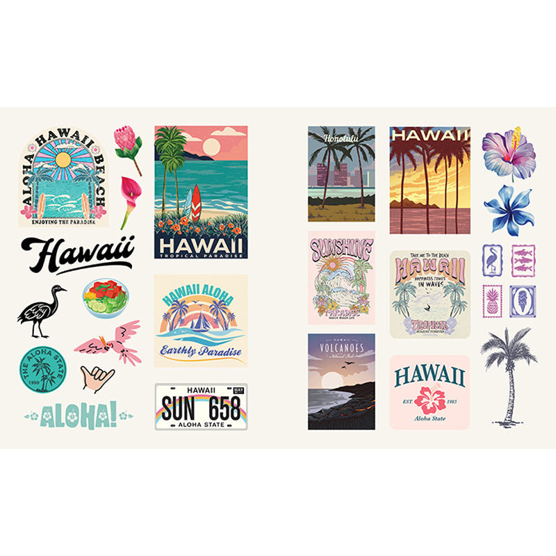 American Road Trip Sticker Book inside page 4