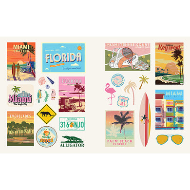 American Road Trip Sticker Book inside page 6