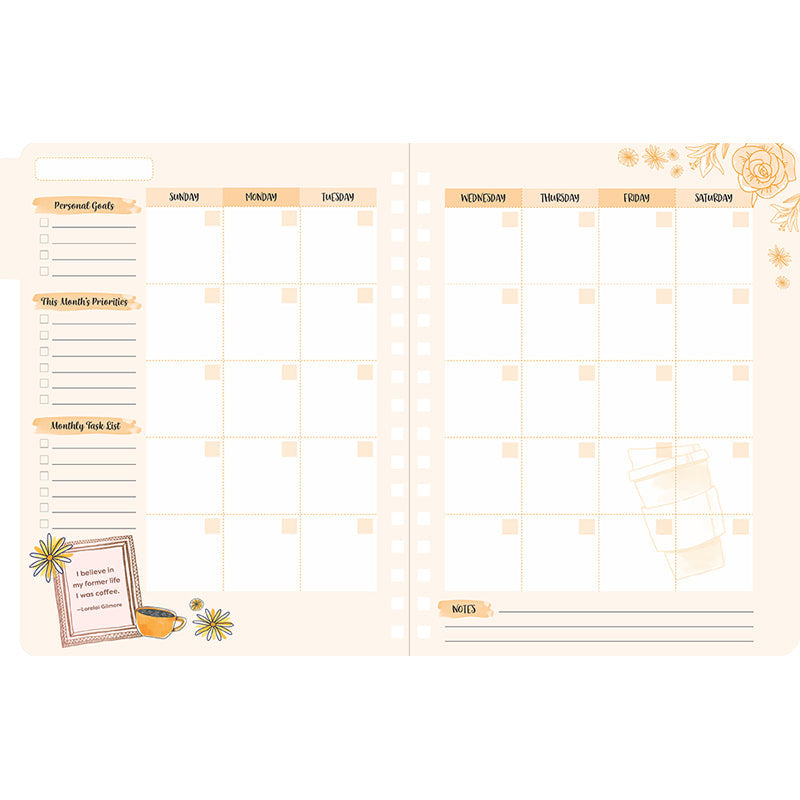 Gilmore Girls 12-Month Undated Planner inside page 3