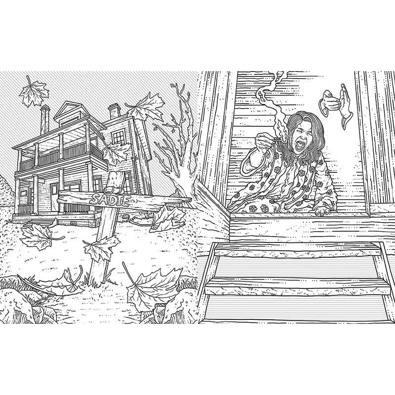 Official Conjuring Universe Coloring Book inside page 2