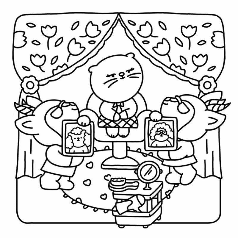 Summer Scenes: A Cozy Coloring Book inside page 7