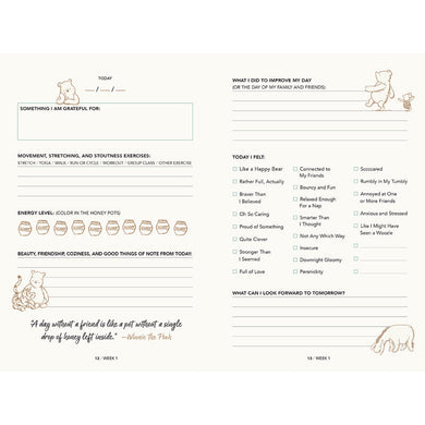The Wisdom of Pooh: A Disney Winnie the Pooh Gratitude Journal inside page 5