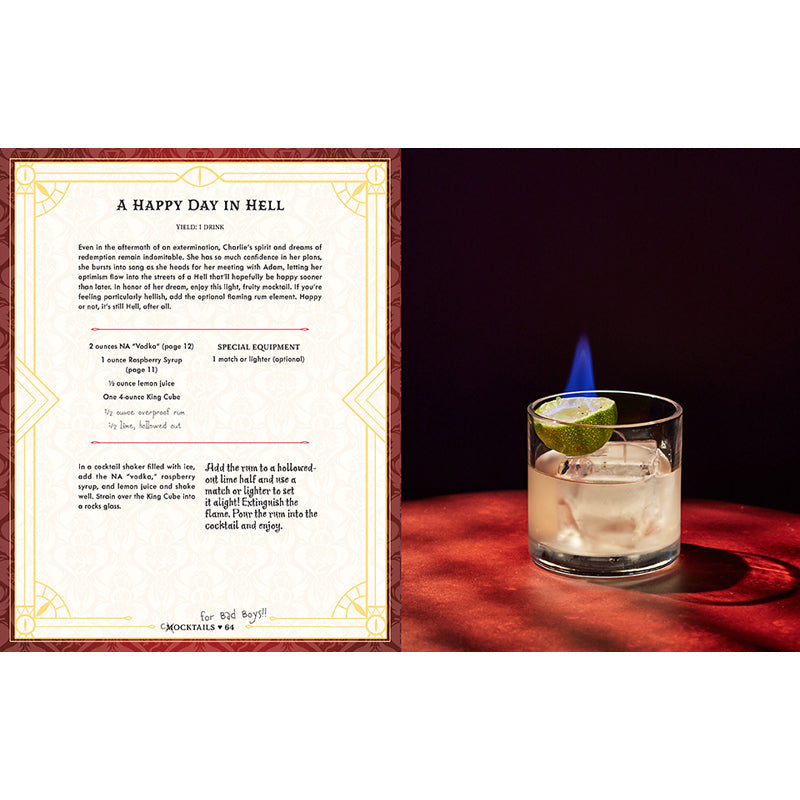 Hazbin Hotel Bar Book inside page 4
