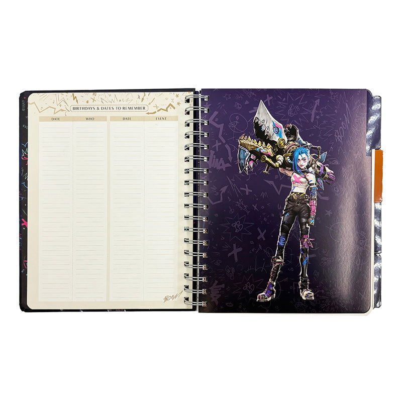 Arcane 12-Month Undated Planner inside page 1