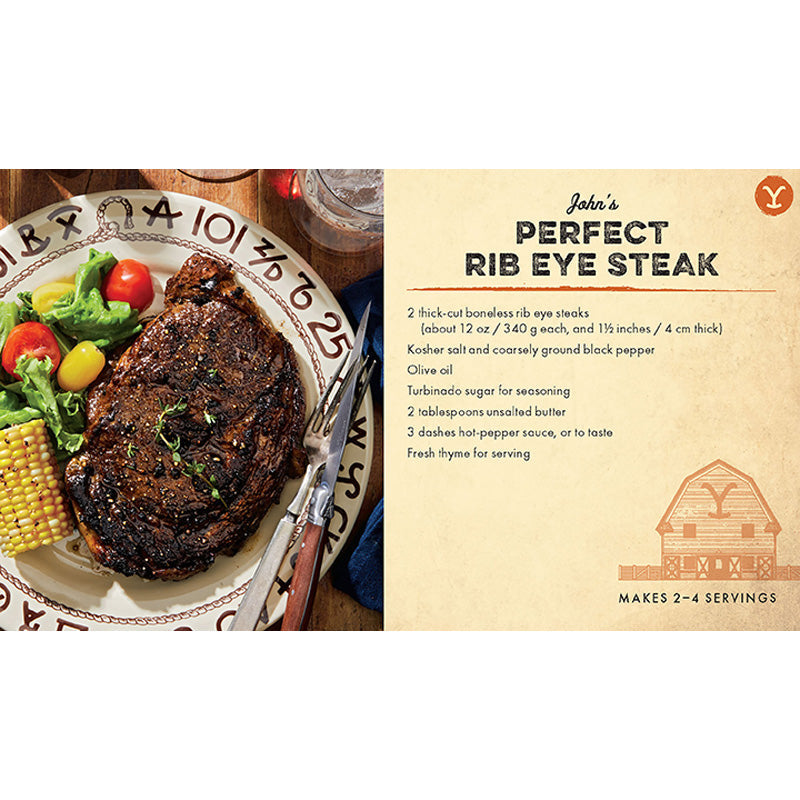 Yellowstone: The Official Dutton Ranch Recipe Cards (Wooden trunk set) inside page 4