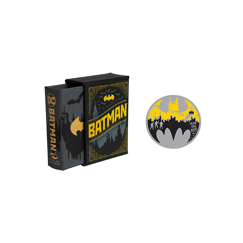 DC Comics: Batman Tiny Book and Pin Set inside page 1