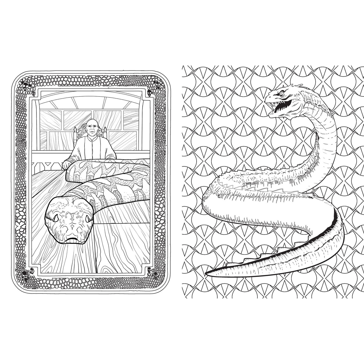 Harry Potter: Magical Creatures Coloring Book inside page 3