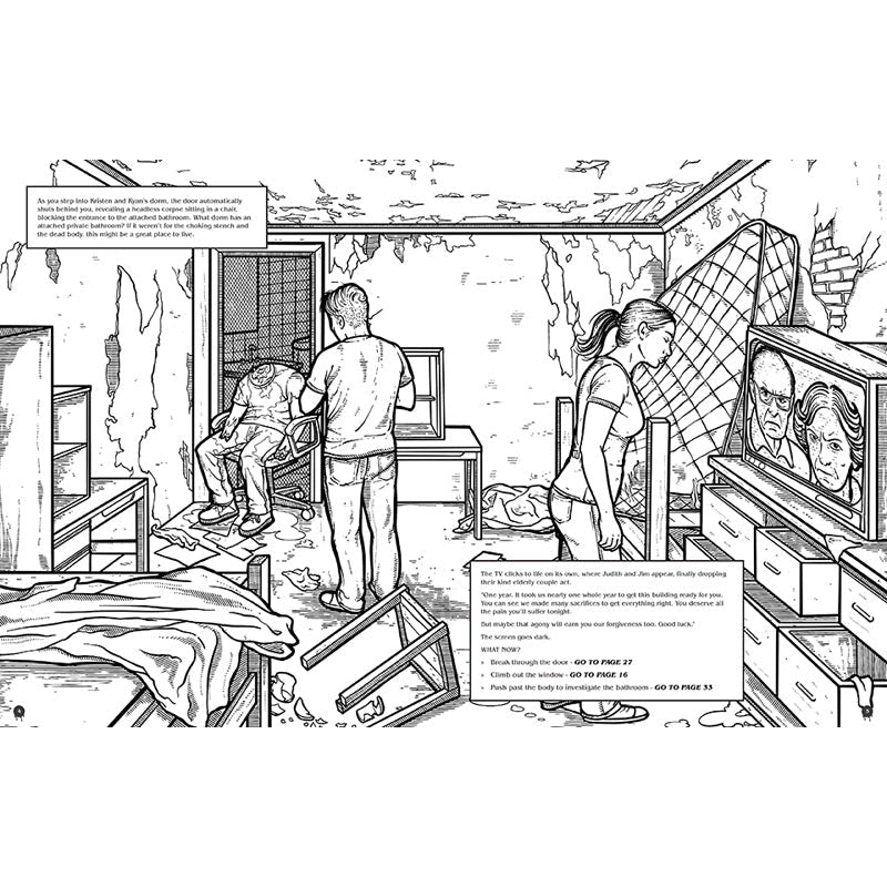 Survive the Night: Dorm of the Dead inside page 1