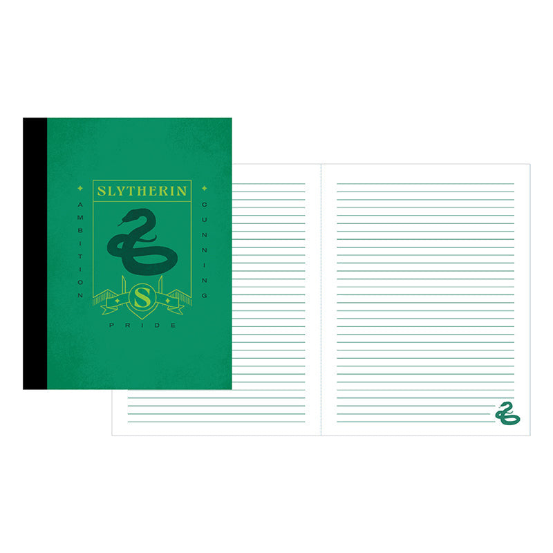 Harry Potter: Slytherin Composition Notebook Set (Set of 2) inside page 1