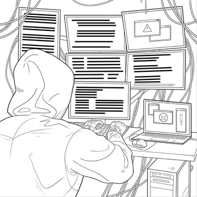 Lights Out: The Official Coloring Book inside page 2