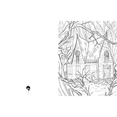 Horror Coloring Book inside page 2