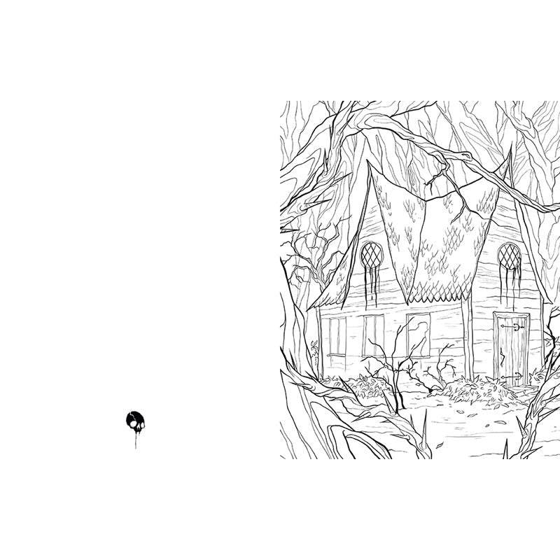 Horror Coloring Book inside page 2