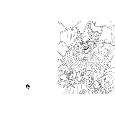 Horror Coloring Book inside page 4