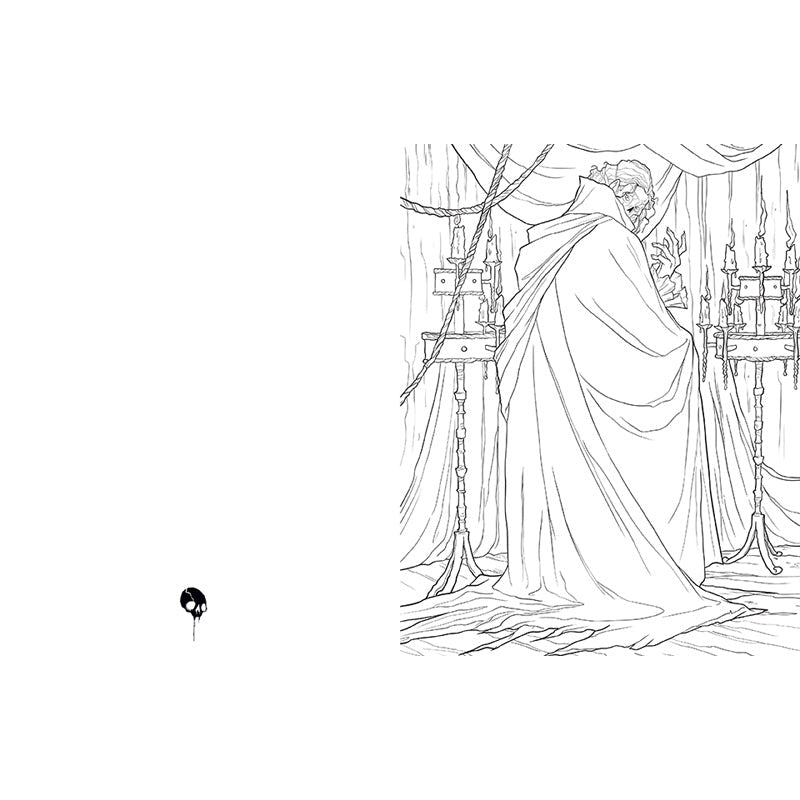 Horror Coloring Book inside page 6