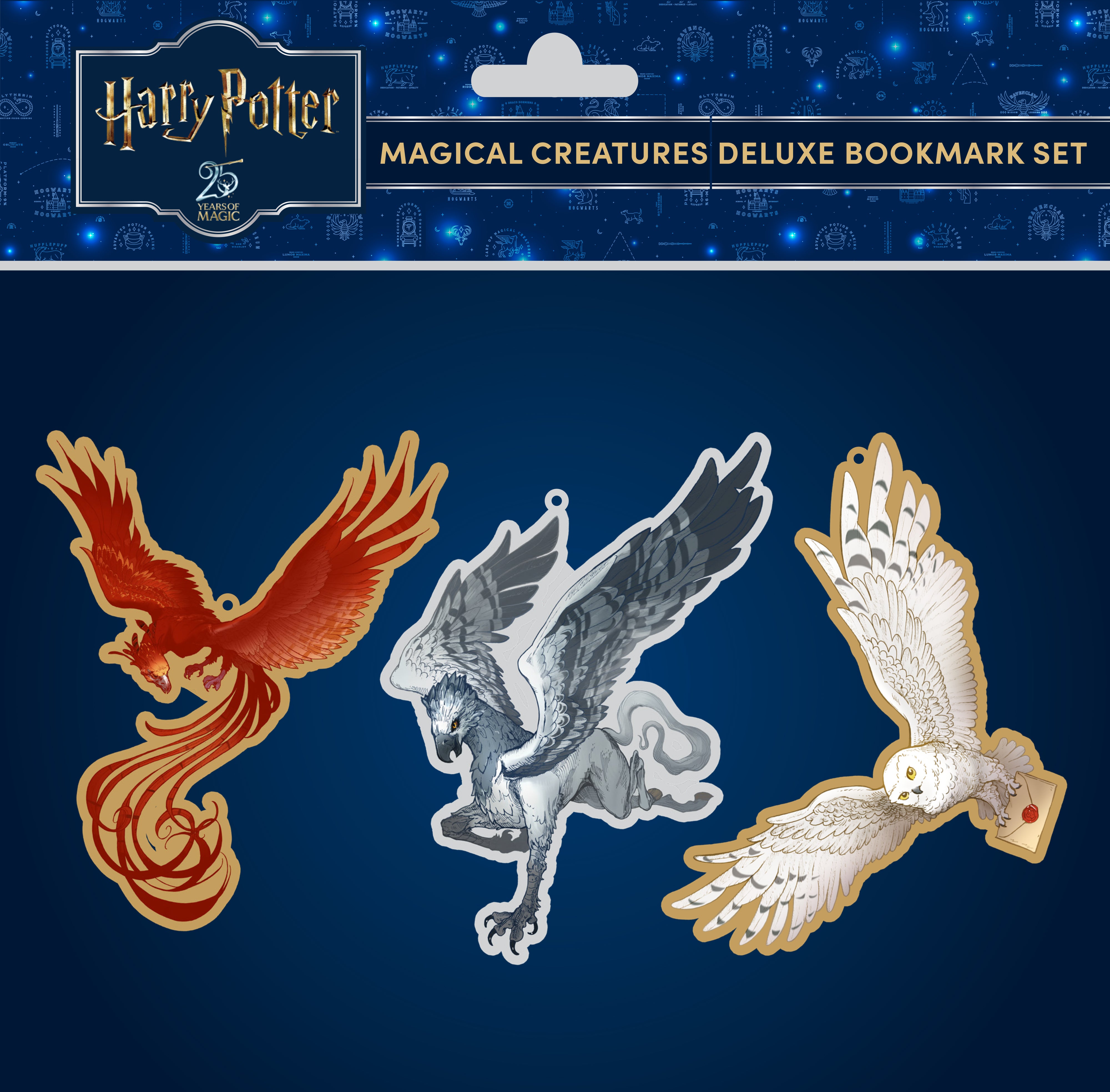 Harry Potter: Magical Creatures Deluxe Bookmark Set (Set of 3)