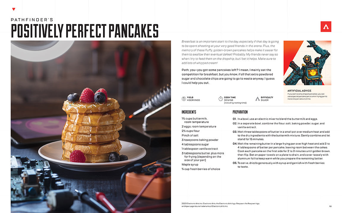 Apex Legends: The Official Cookbook inside page 2